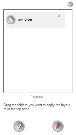 Folders Panel with folders