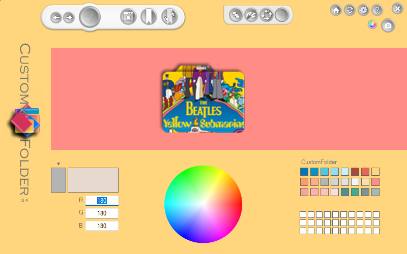 Main screen with music icon