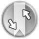 Floating emblem panel button