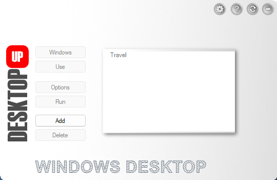Main screen